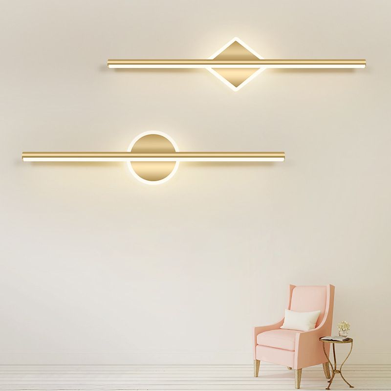 Velaris LED Wall Lamp – Modern Black and Gold Light for Elegant Interiors
