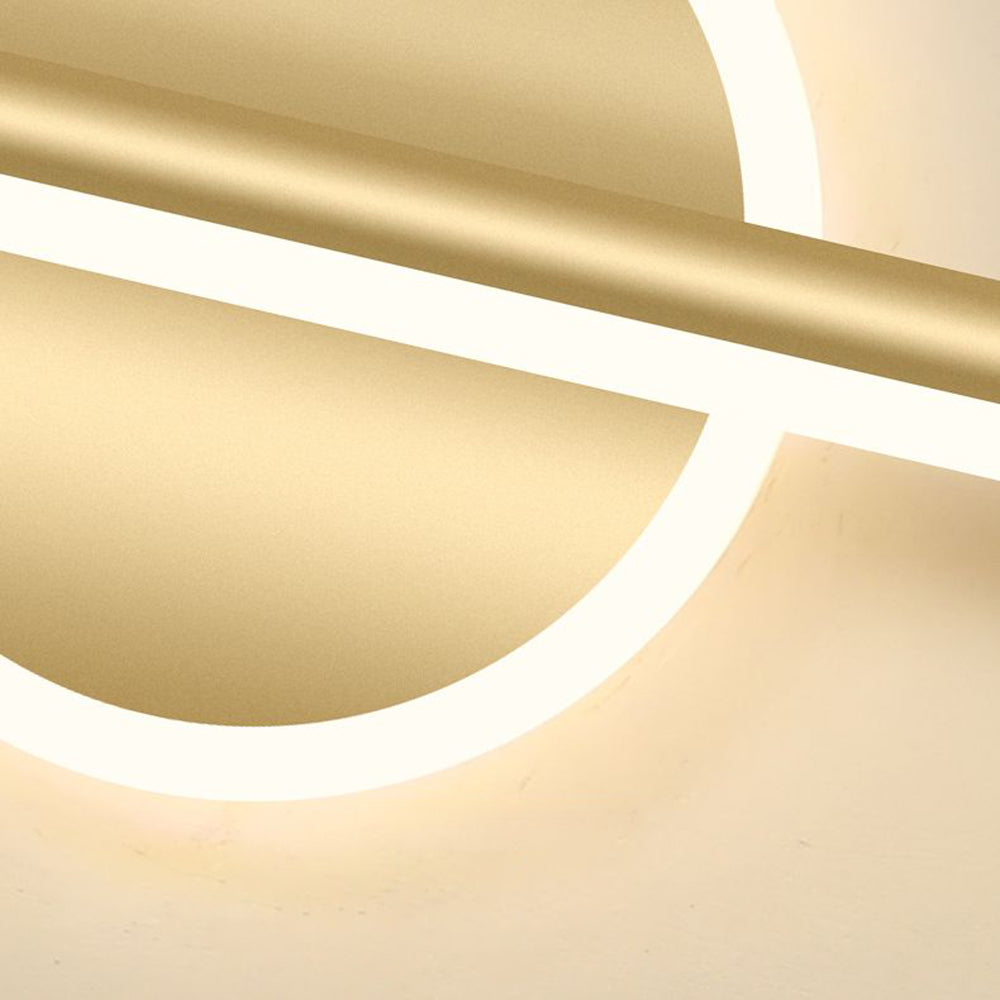 Velaris LED Wall Lamp – Modern Black and Gold Light for Elegant Interiors