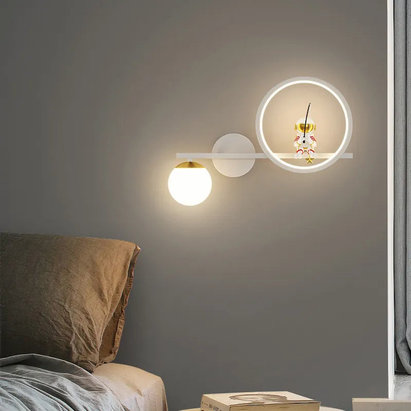 GlowNook LED Wall Lamp – Playful Modern Light for Kids’ Rooms