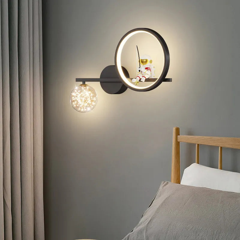 GlowNook LED Wall Lamp – Playful Modern Light for Kids’ Rooms