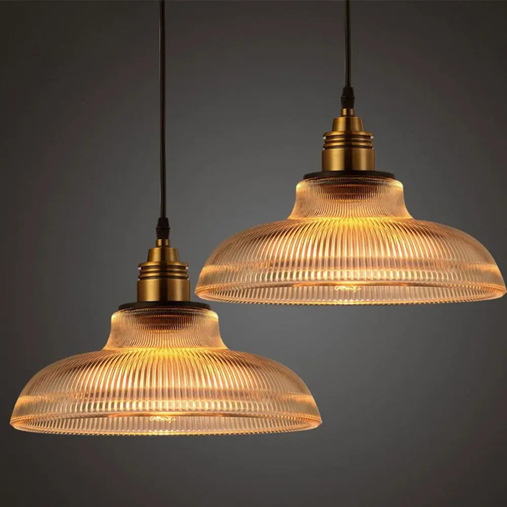 Auralis Glow – Scandinavian Glass Pendant Lamp