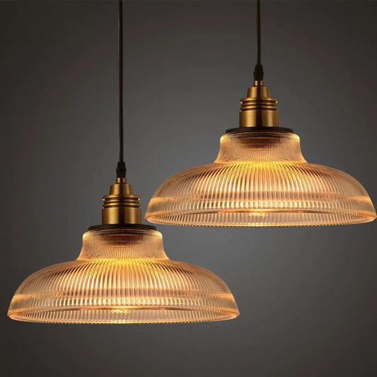 Auralis Glow – Scandinavian Glass Pendant Lamp