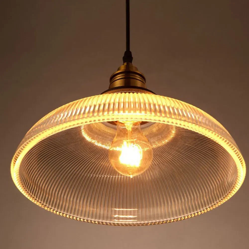 Auralis Glow – Scandinavian Glass Pendant Lamp