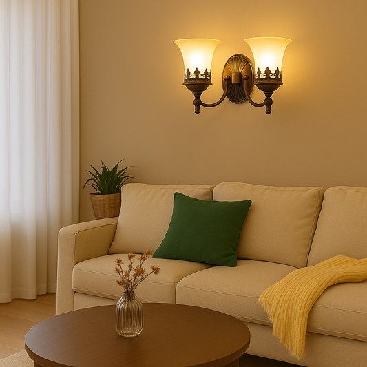 RetroLume Lamp – Vintage Dual Wall Light | Classic Decorative Illumination