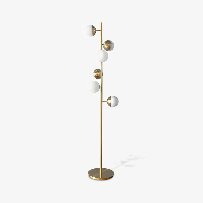 Veluna LED Floor Lamp – Retro Elegant Lighting for Modern Interiors