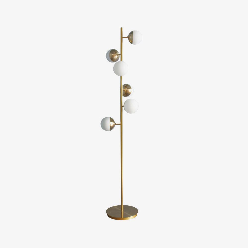 Veluna LED Floor Lamp – Retro Elegant Lighting for Modern Interiors