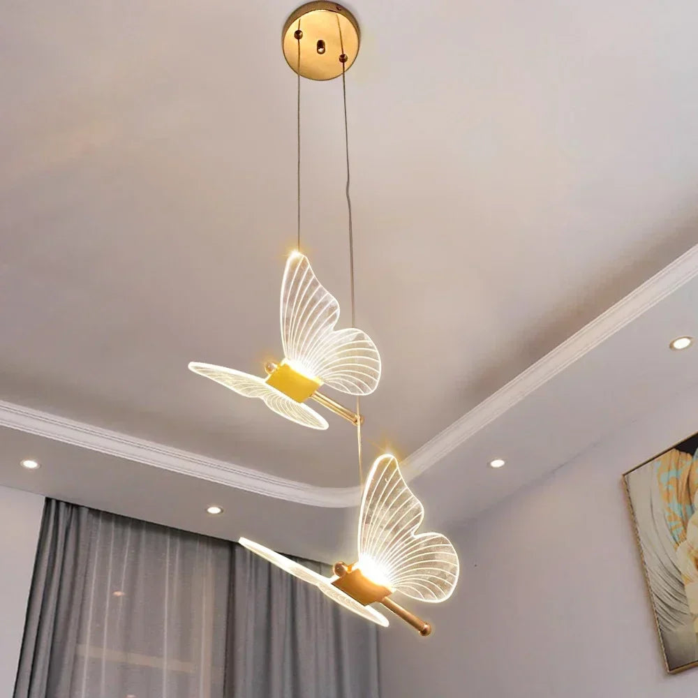 LumaFlair – LED Butterfly Pendant Light