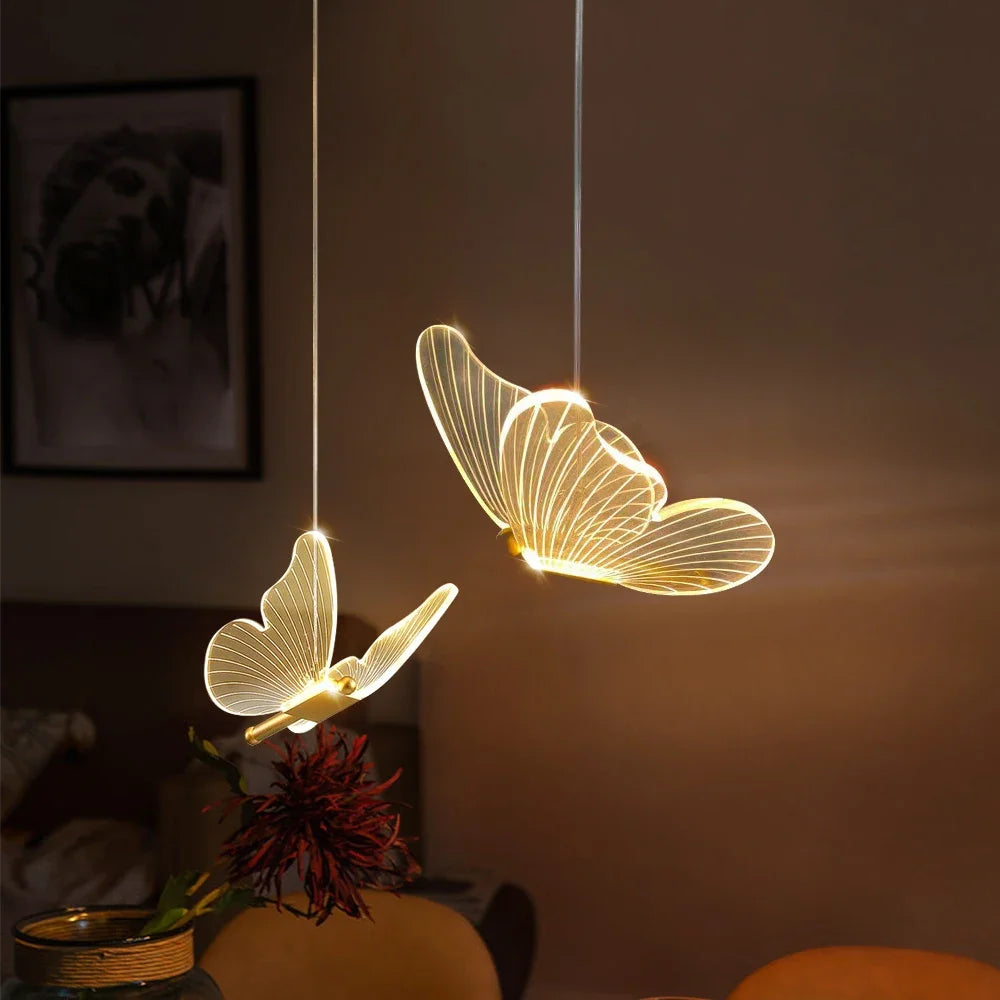 LumaFlair – LED Butterfly Pendant Light