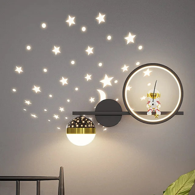 GlowNook LED Wall Lamp – Playful Modern Light for Kids’ Rooms