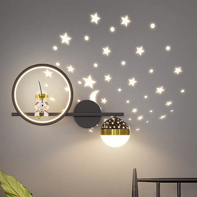 GlowNook LED Wall Lamp – Playful Modern Light for Kids’ Rooms