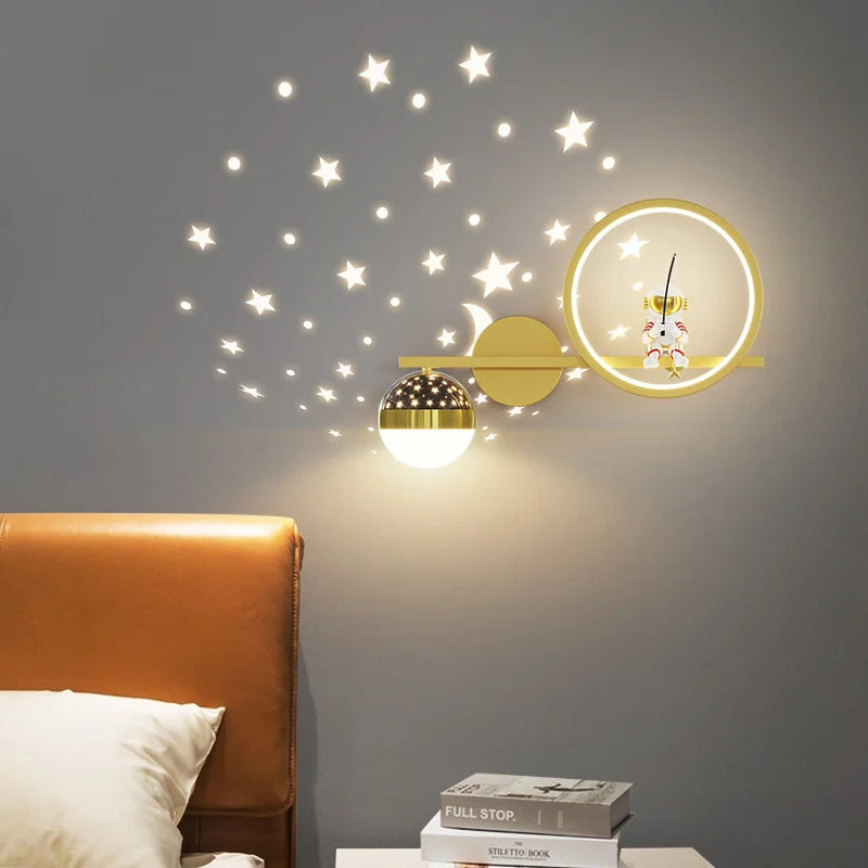 GlowNook LED Wall Lamp – Playful Modern Light for Kids’ Rooms