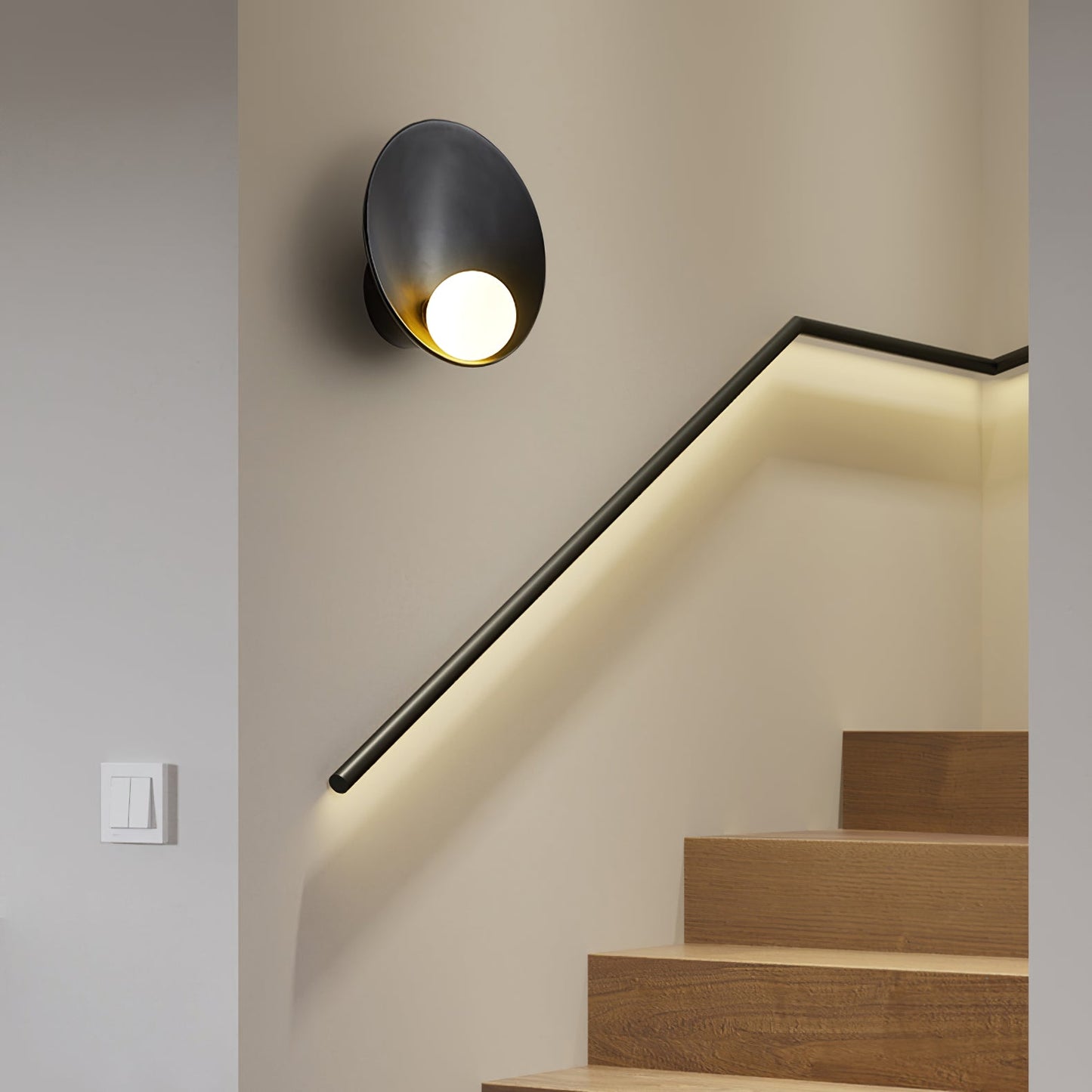 Solura Round – Elegant Scandinavian Wall Lamp for Ambient Living