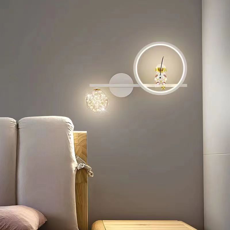 GlowNook LED Wall Lamp – Playful Modern Light for Kids’ Rooms