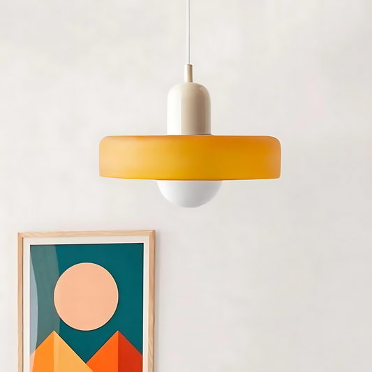 LioraGlow – Modern Metal & Glass Pendant Lamp