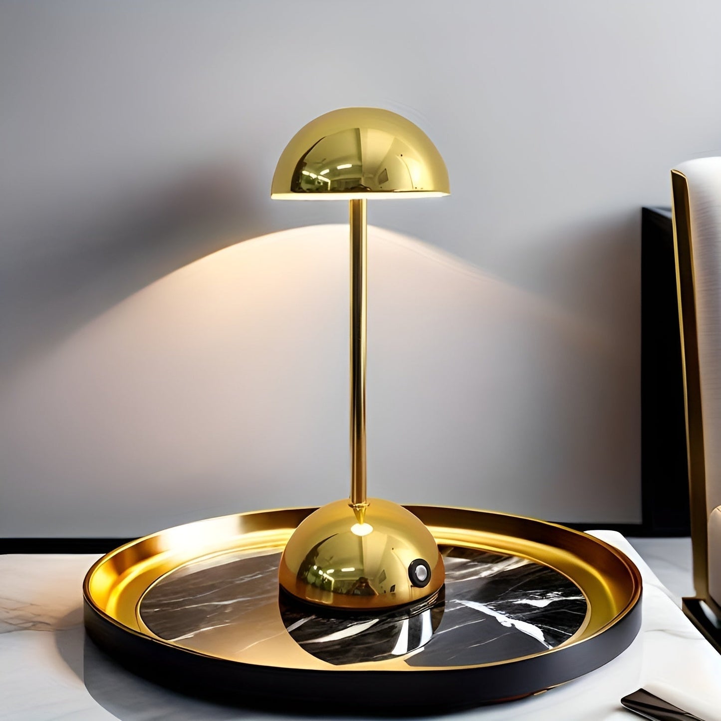 LumaMush Table Lamp – Modern Touch-Control Design, Stylish and Dimmable