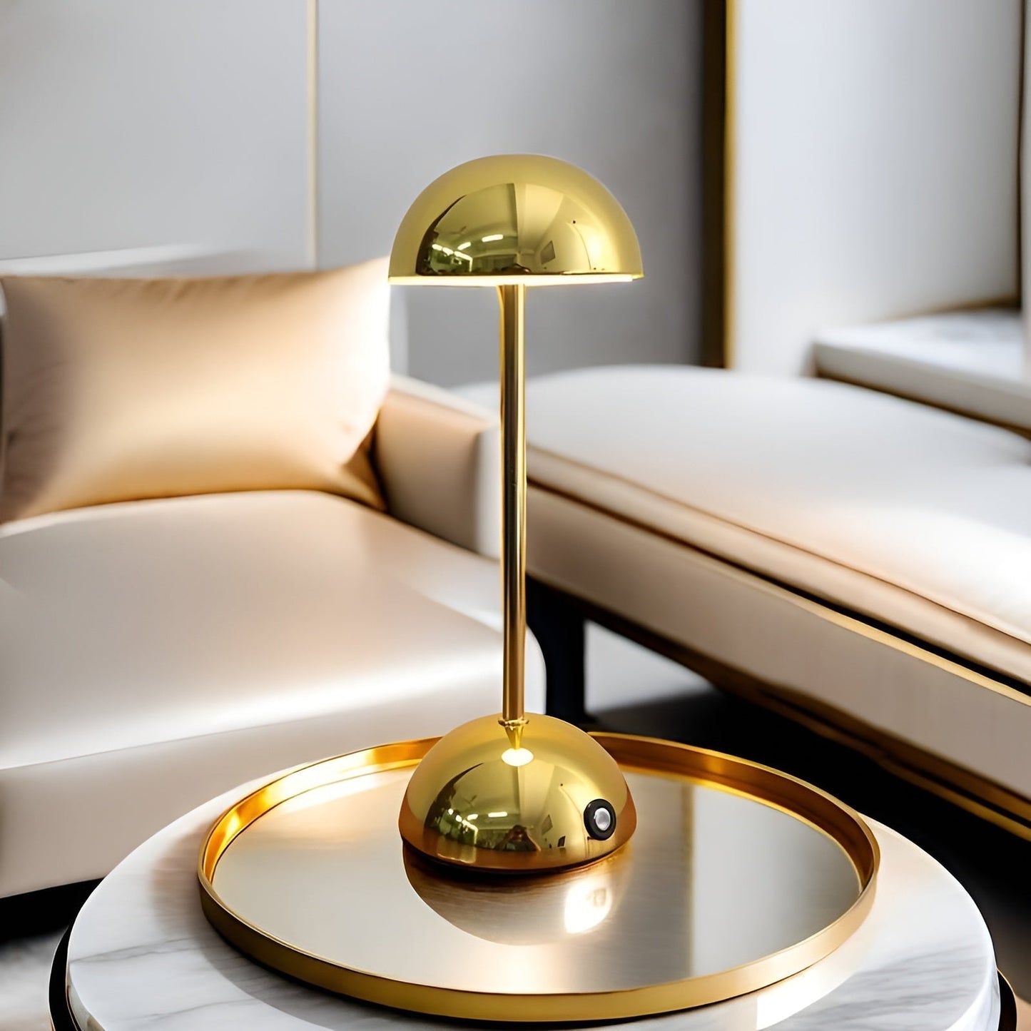 LumaMush Table Lamp – Modern Touch-Control Design, Stylish and Dimmable