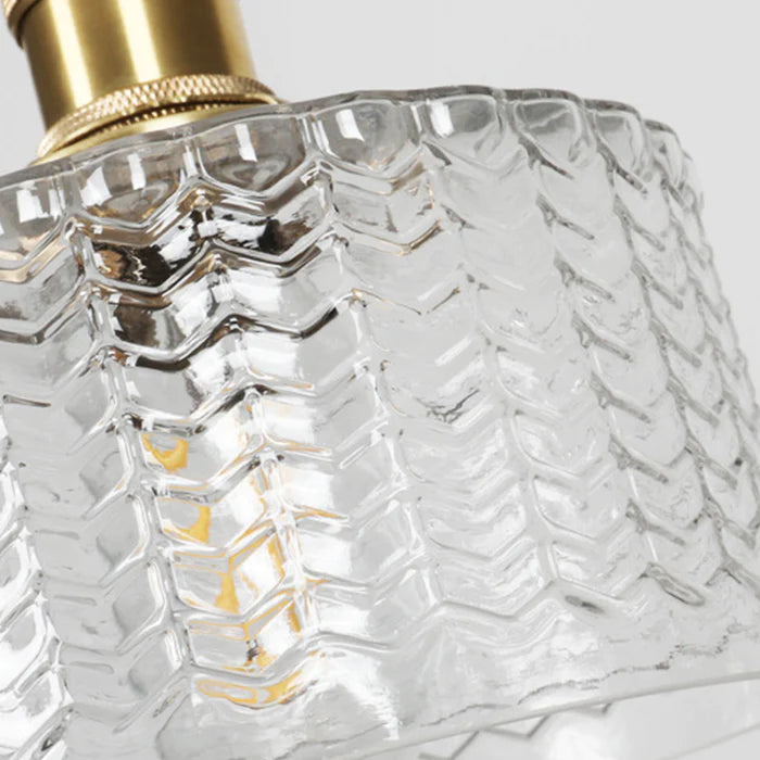 AureLume – Vintage Crystal Glass Pendant Light