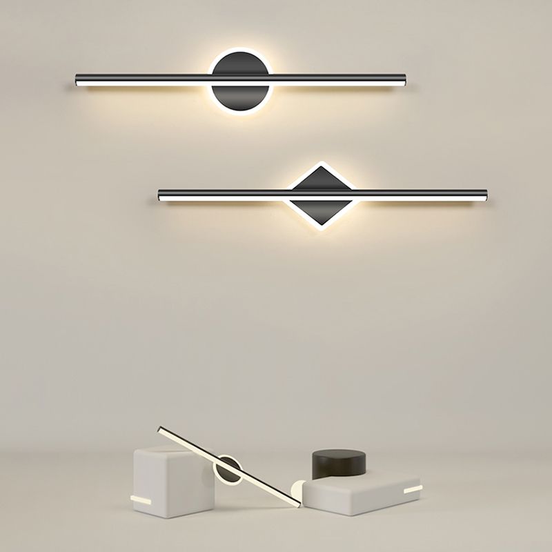 Velaris LED Wall Lamp – Modern Black and Gold Light for Elegant Interiors