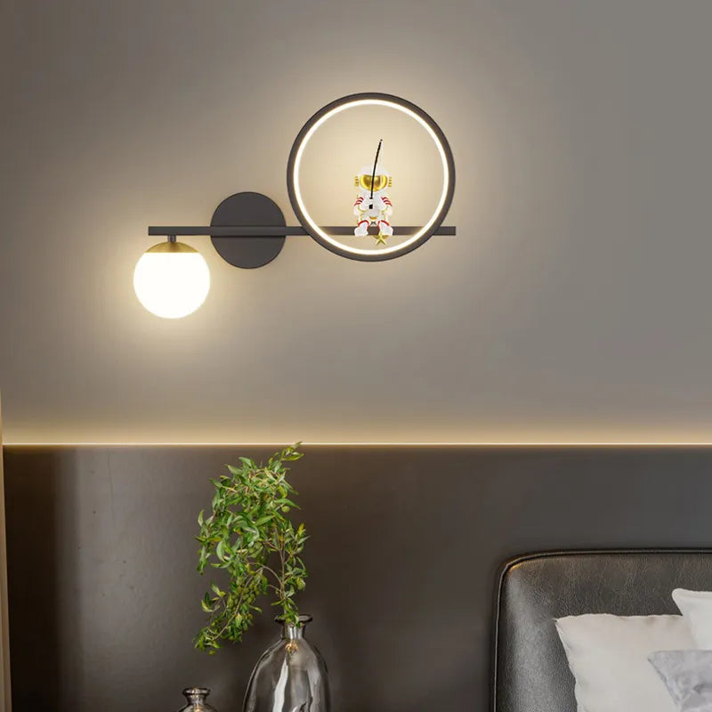 GlowNook LED Wall Lamp – Playful Modern Light for Kids’ Rooms