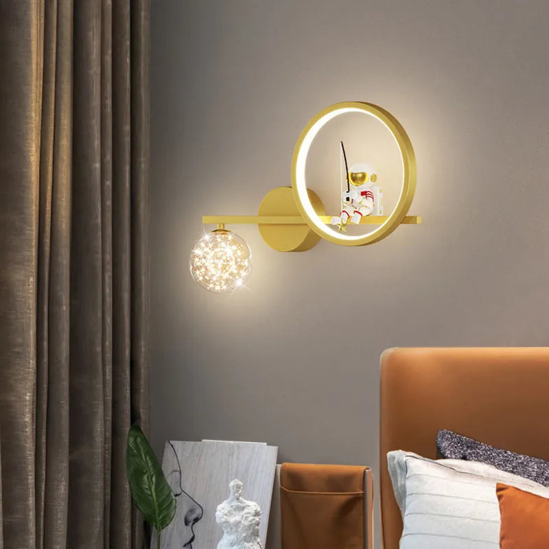 GlowNook LED Wall Lamp – Playful Modern Light for Kids’ Rooms
