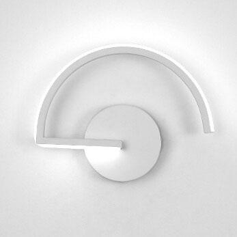 ArcGlow Lamp – Contemporary Curved Aluminum Wall Light | Minimalist LED Illumination