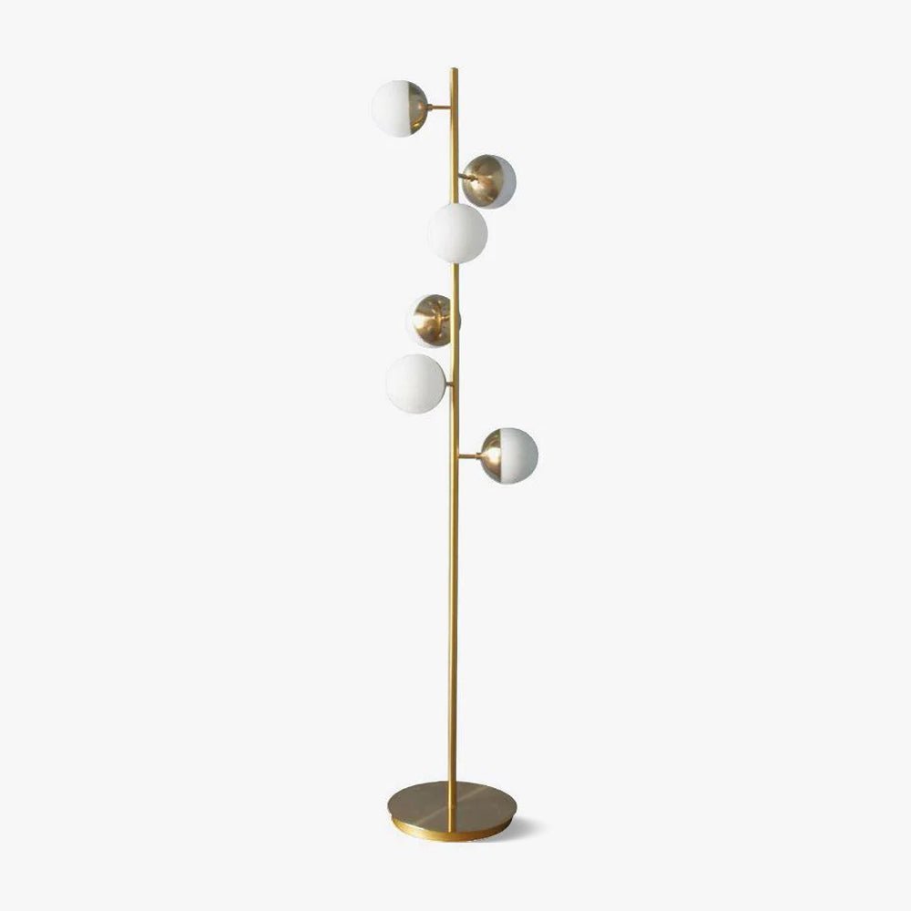 Veluna LED Floor Lamp – Retro Elegant Lighting for Modern Interiors