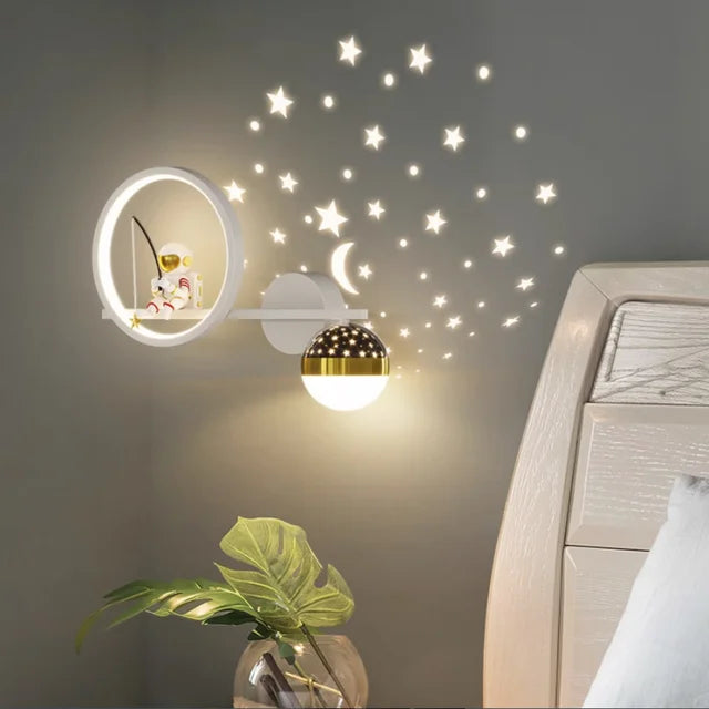 GlowNook LED Wall Lamp – Playful Modern Light for Kids’ Rooms