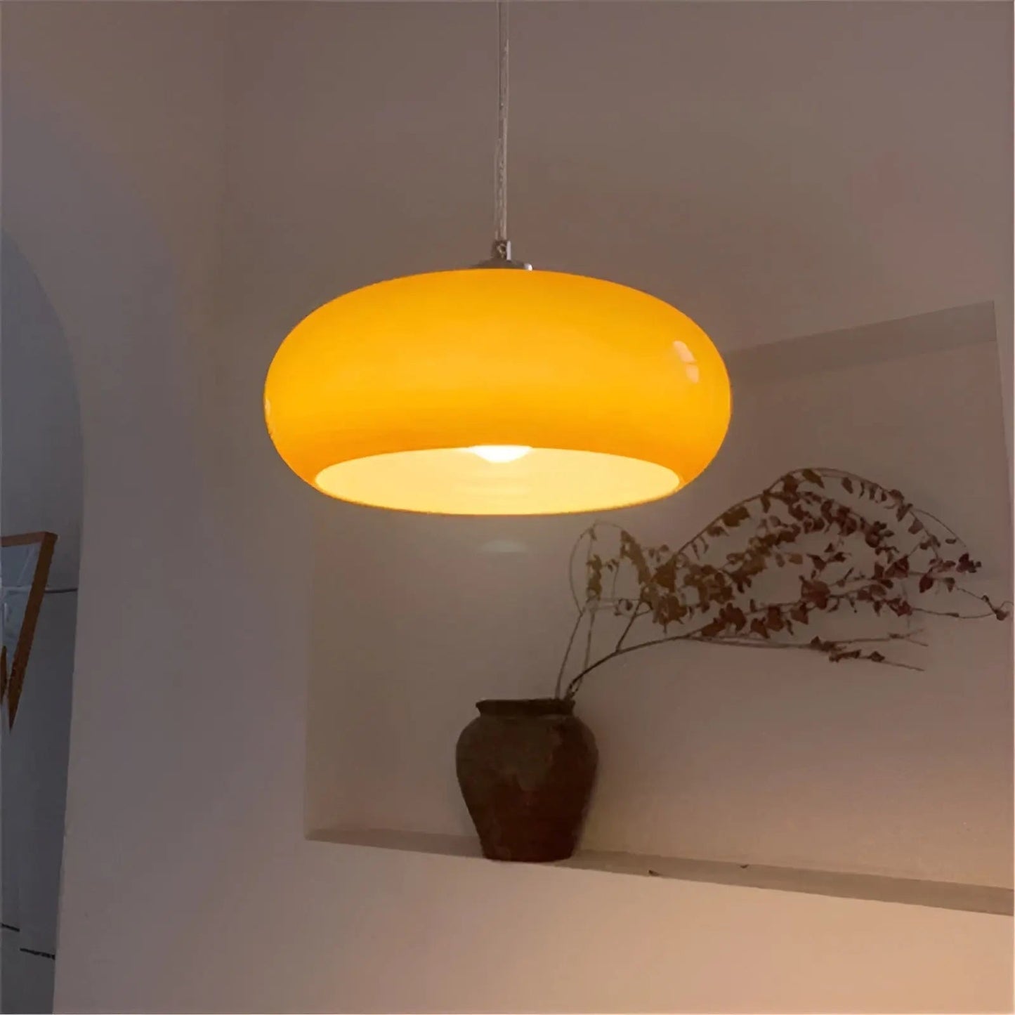 LumiVerre Pendant Lamp – Retro Nordic Elegance in Modern Form