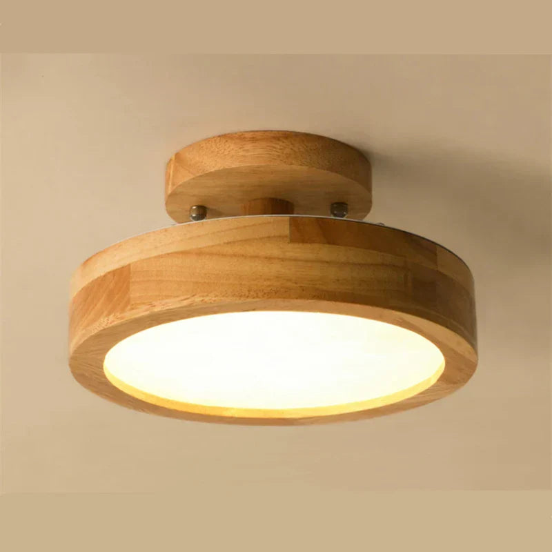 AuriLume – Scandinavian Wooden Ceiling Light