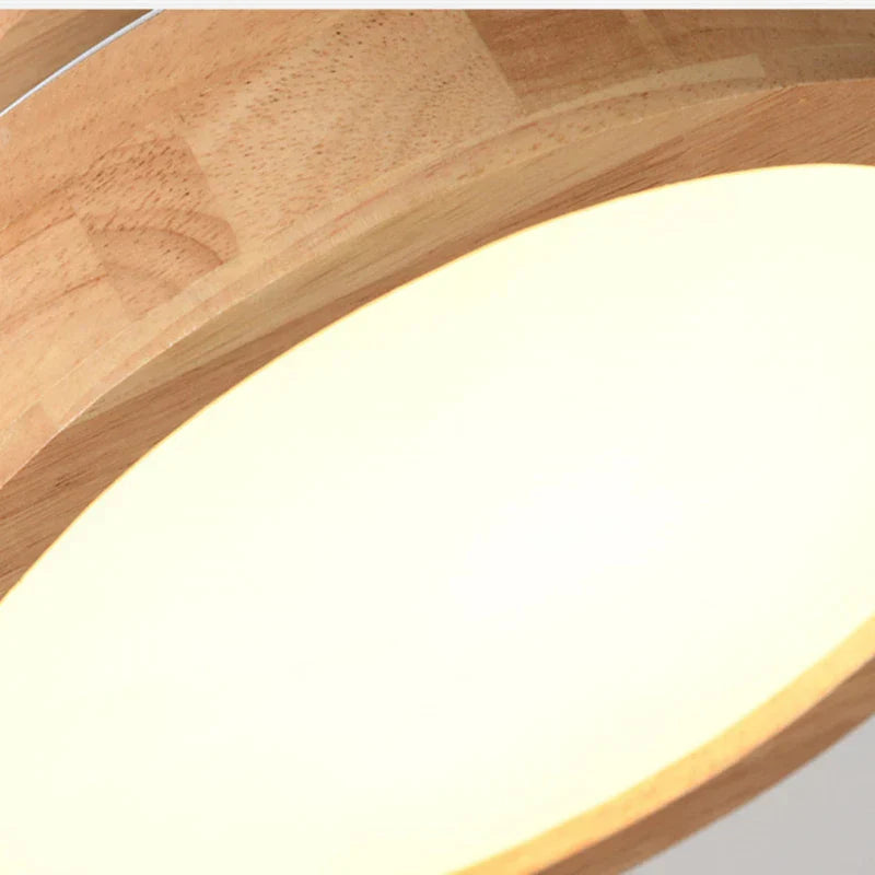 AuriLume – Scandinavian Wooden Ceiling Light