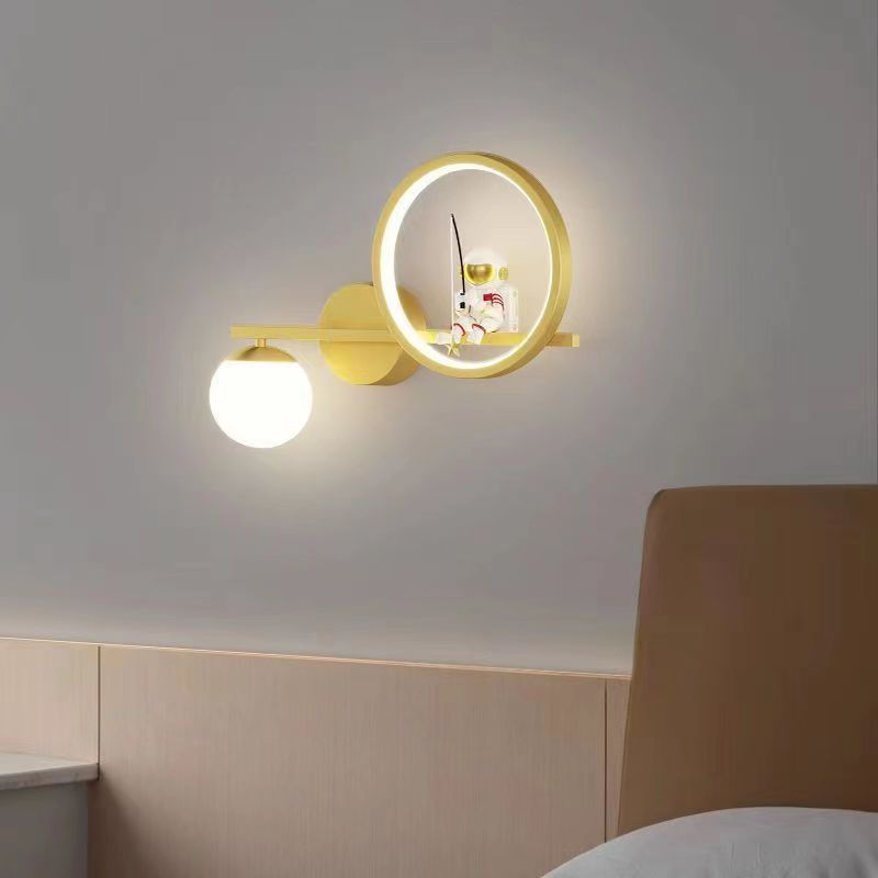 GlowNook LED Wall Lamp – Playful Modern Light for Kids’ Rooms
