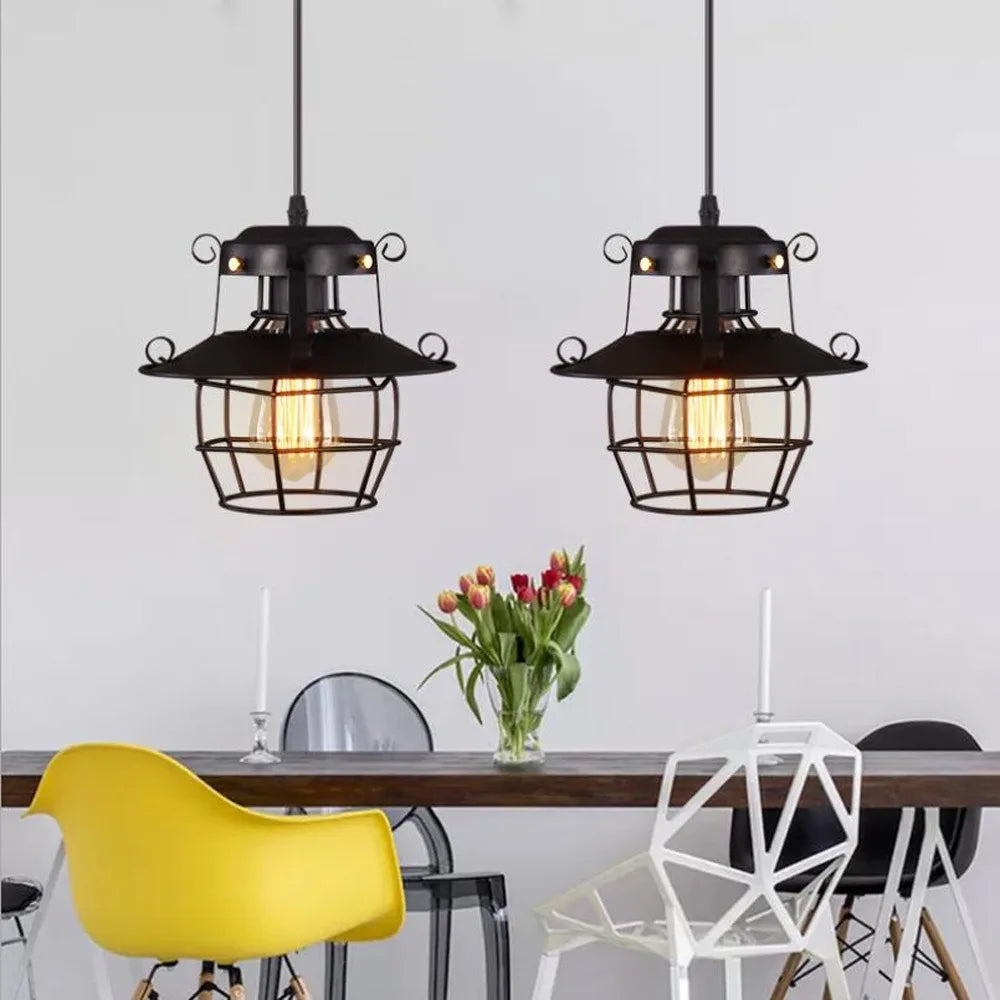 VintaRay – Retro Industrial Pendant Light