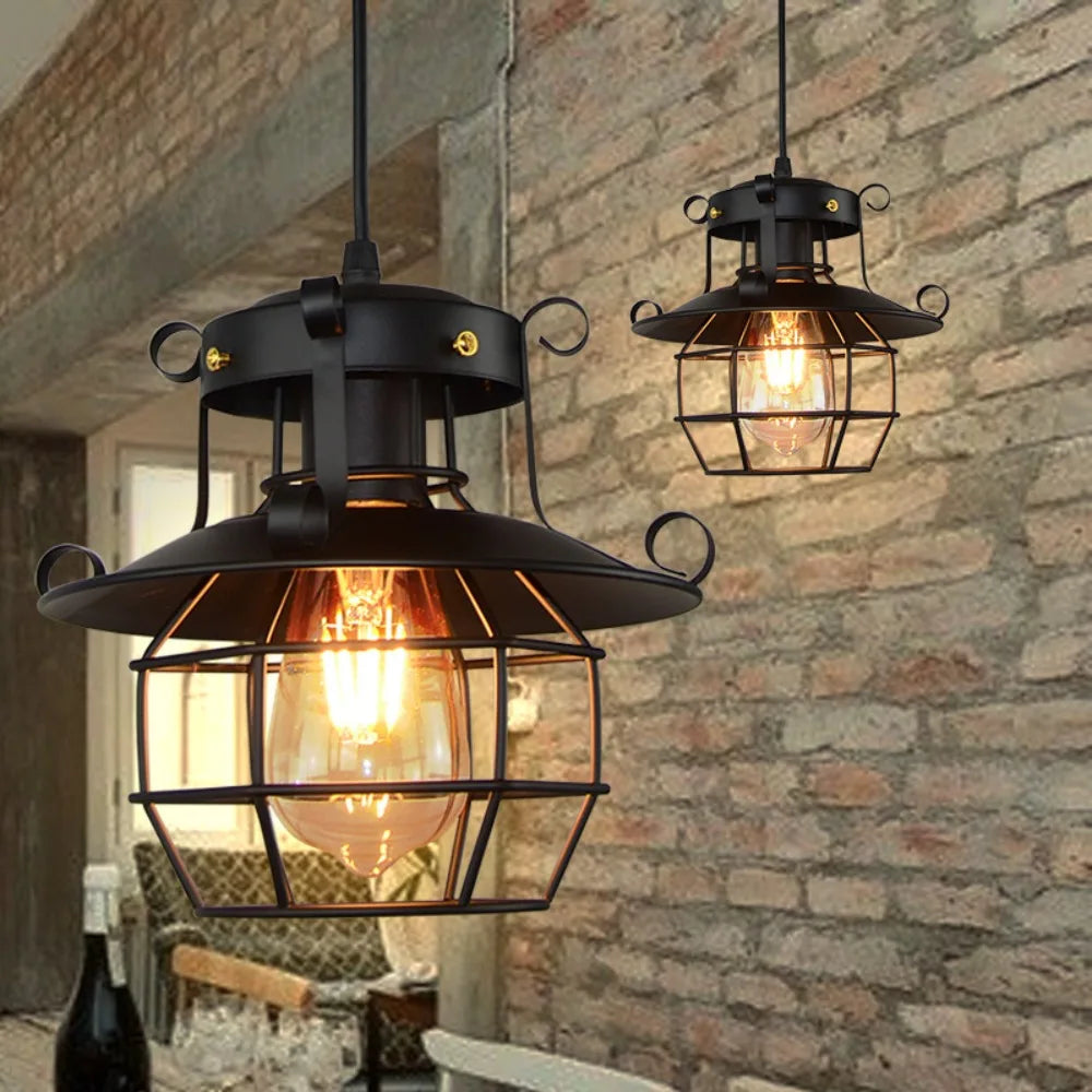 VintaRay – Retro Industrial Pendant Light