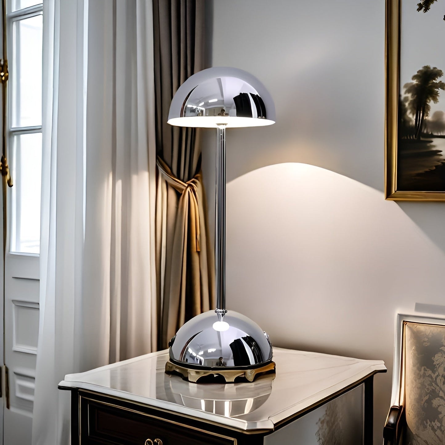 LumaMush Table Lamp – Modern Touch-Control Design, Stylish and Dimmable