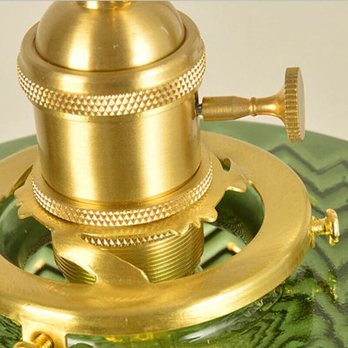 AureLume – Vintage Crystal Glass Pendant Light